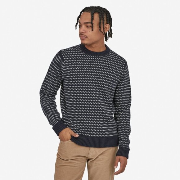 Patagonia - Men's Recycled Wool Sweater - Classic Navy - Sz Small - Picture 6 of 6